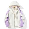 Outdoor Mountaineering Suit Jacket Three-in-one Detachable Wind-proof Waterproof Female Coat Couple Fleece Two-piece Suit