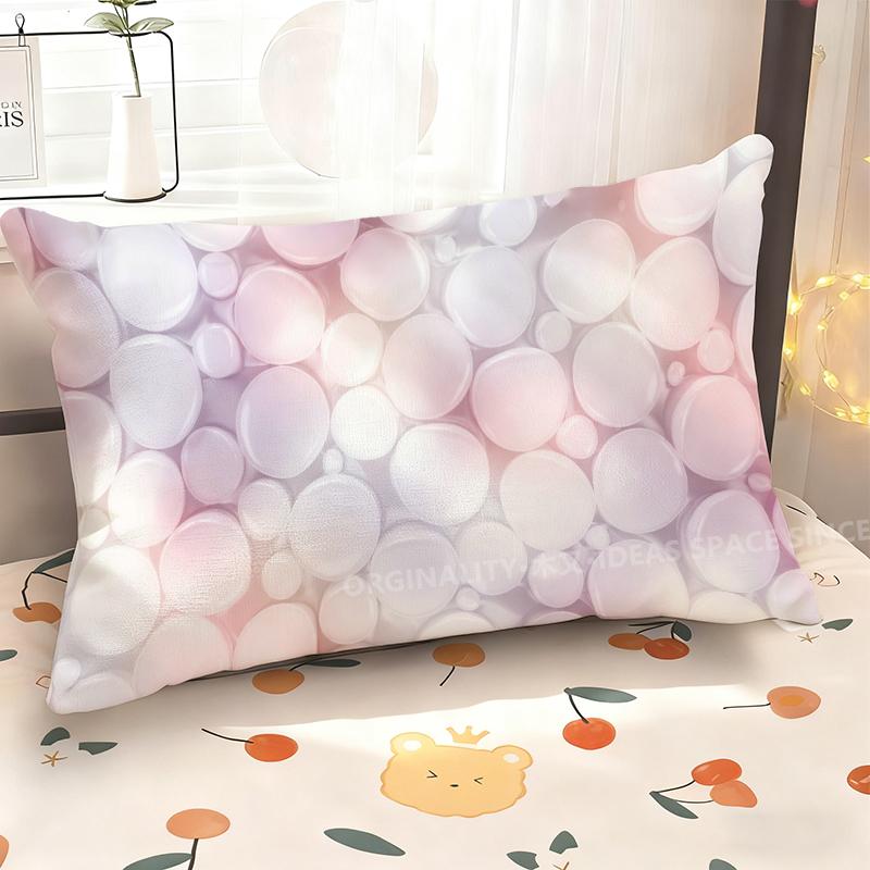 Colorful Bubble Patterned Pillowcase Suitable For Sofa Bedroom Car Pillow Cover Cushion Rectangular Back Cushion