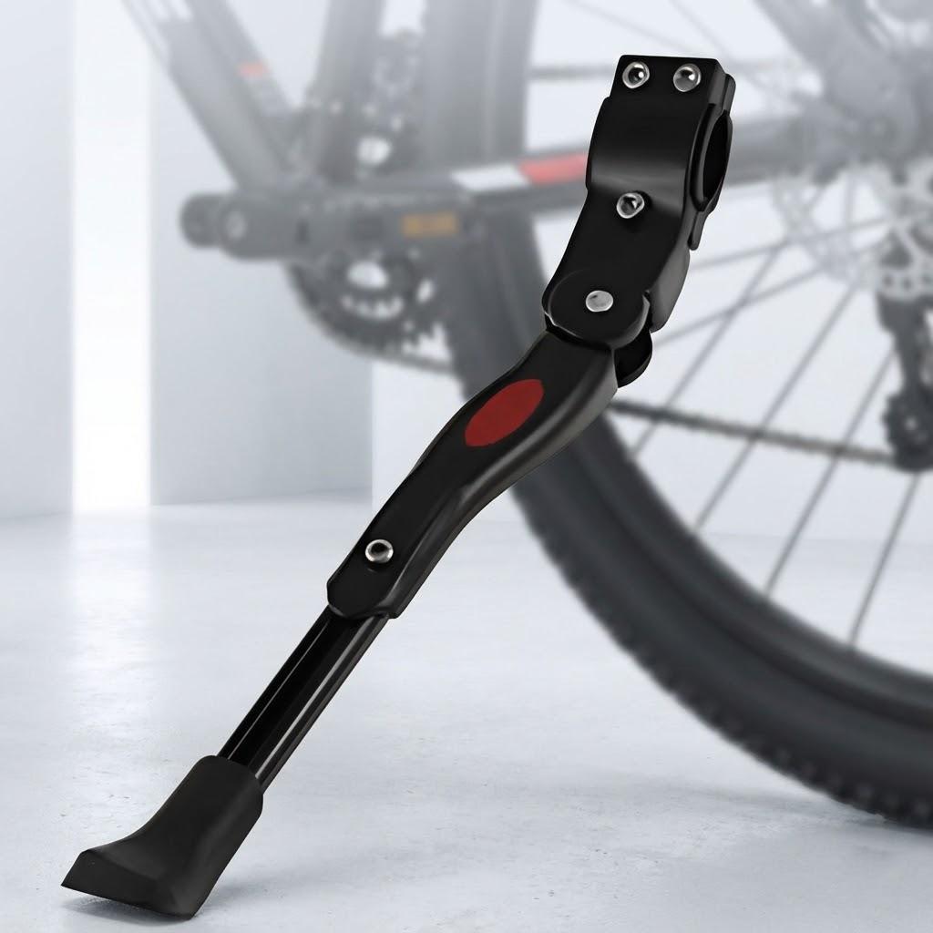 Adjustable Aluminum Alloy Bicycle Kickstand for 24-27 Inch Bikes Strong Durable Bike Stand