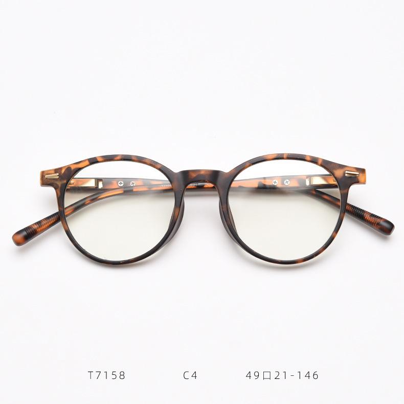 

Очки для близорукости в круглой оправе, мужские и женские, плоские очки, персонализированные очки, дальнозоркость 7158