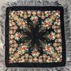 Women's Ethnic Style Printed Shawl Scarf with Tassels - Autumn/Winter Retro Large Square Scarf
