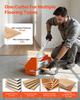 304.8mm Vinyl Floor Cutter, 12mm Thick Laminate Flooring Cutter with Upgraded Labor-Saving Aluminum-Alloy Lever, Telescoping Support Plate, Cuts