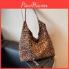 Leopard Fashionable Retro Print Pattern Womens Casual Tote Bag Commuting For
