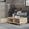  Coffee Table, Sonoma Oak, 90x60x35 Cm, Wood-based Material