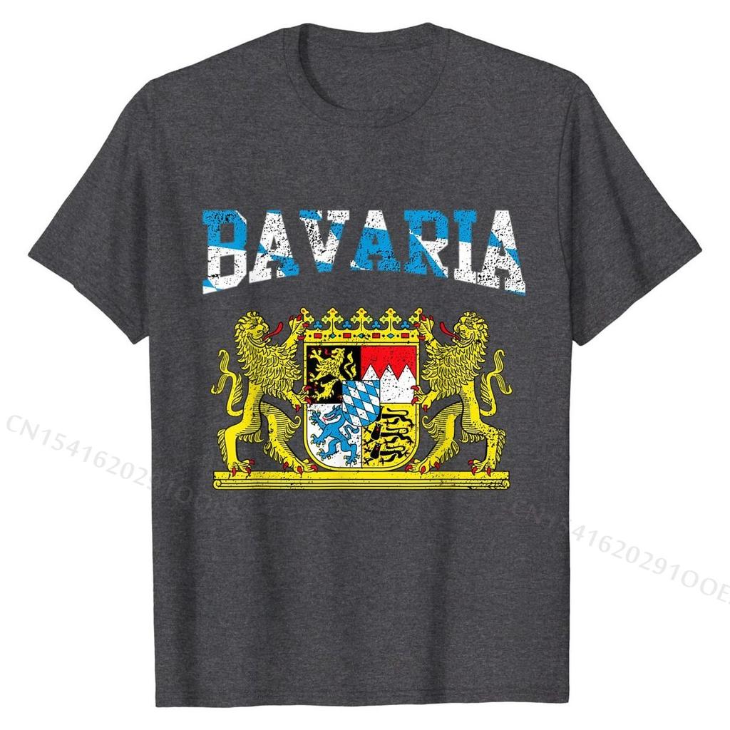 Bavaria Germany Oktoberfest German Bavarian T-Shirt Classic Youth Top T-shirts Cotton Tops Shirts Casual