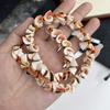 Bead Assortments Irregular Shell Beads Natural Freshwater Shell Isolation Beads 8-12mm For Jewelry Making DIY Necklace Bracelet Earrings Accessory