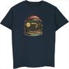 Retro-Stil Astronautenhelm T-Shirt Weltraum Cartoon Modische Astronauten T-Shirts T-Shirt Herrenbekleidung Übergroße Unisex-Oberteile