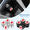 Car Styling 4Pcs Metal Wheel Tire Valve Caps Stem Case For Suzuki Grand Vitara Sx4 Swift Alto Jimny