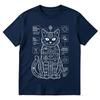 Funny Cat Anatomy Tshirt The Utimate Mechanical Kitty Unisex Women Clothing Tshirts Cotton Oversized Short Sleeve T Shirts Tops