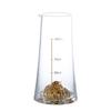 Qianli Jiangshan Liquor Set Crystal Glass Shot Cups Luxury Style with Golden Mountain Gift Box
