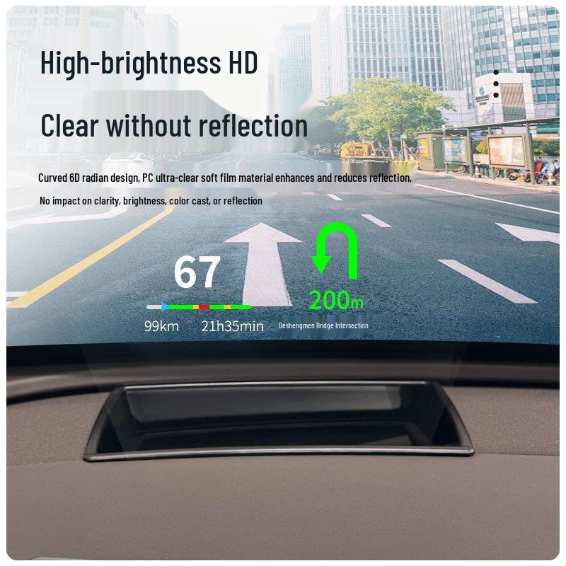 Leapmotor D19 2026 HUD Protective Cover - 6D Curved Surface Car Interior Modification.