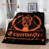 3D German Jaegermeister Logo Elk Soft Flannel Blanket for Beds Bedroom Sofa Picnic,Throw Blanket for Cover Outdoors Leisure Gift