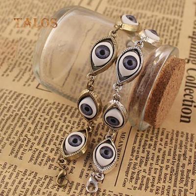 Mode Unisex Engel Böse Dämon Big Eye Augapfel Muster Armband Kette Schmuck Geschenk Casual Schmuckstück