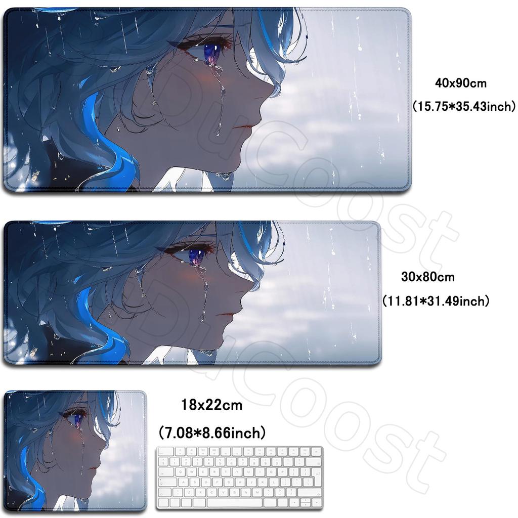 HD Kawaii Genshin Impact Furina Anime Gra Podkładka pod mysz Duża do komputera gamingowego Podkładka pod mysz Klawiatura i mysz Gracza Mata na biurko antypoślizgowa