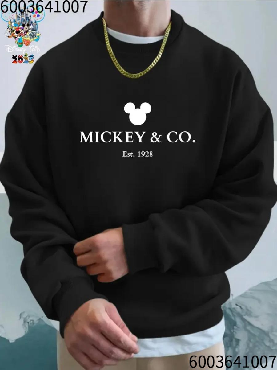 Casual Cotton Warm Loose Jacket Round-neck Hoodie for Autumn/Winter Suitable for Men and Women 3XL