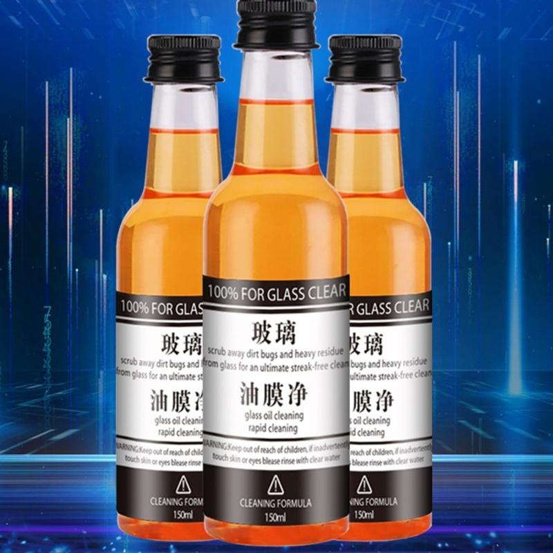 Car Cleaner Glass Oil Film Remover Windshields Cleaning Liquid 150ml/5Oz