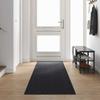 Anthracite Grey Carpet Runner 80 X 400 Cm Fabric