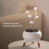 Dynamische Kwallen Aroma Diffuser, Geluidsgeactiveerde Mist, Kleurrijke Lichten, Afstandsbediening, 2 Timers voor Huis Kantoor