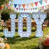 With Cool White LED Lights 4FT/120cm Letter KT Board –Wedding Birthday Backdrop Dercor,Graduation Party Decor–Marquee Sign Lights