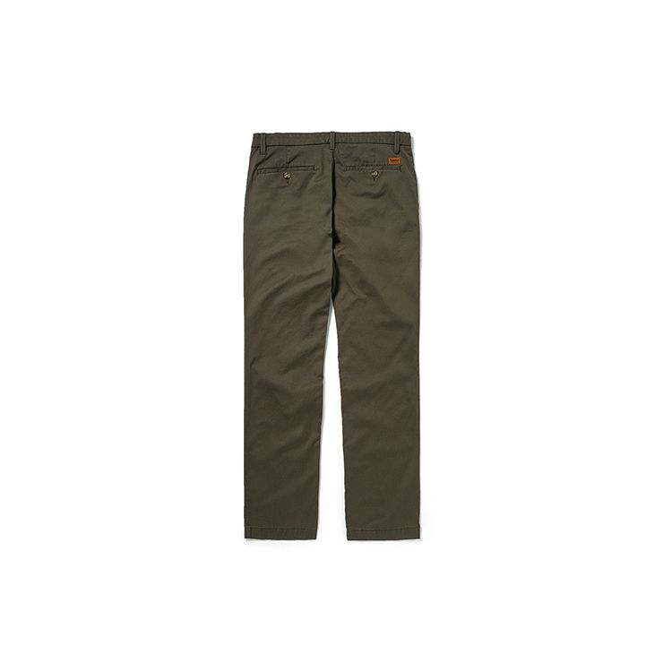 Timberland Casual Elastic Straight Breathable Solid Color Pants Men Bottoms Army-Green A2BZA-A58