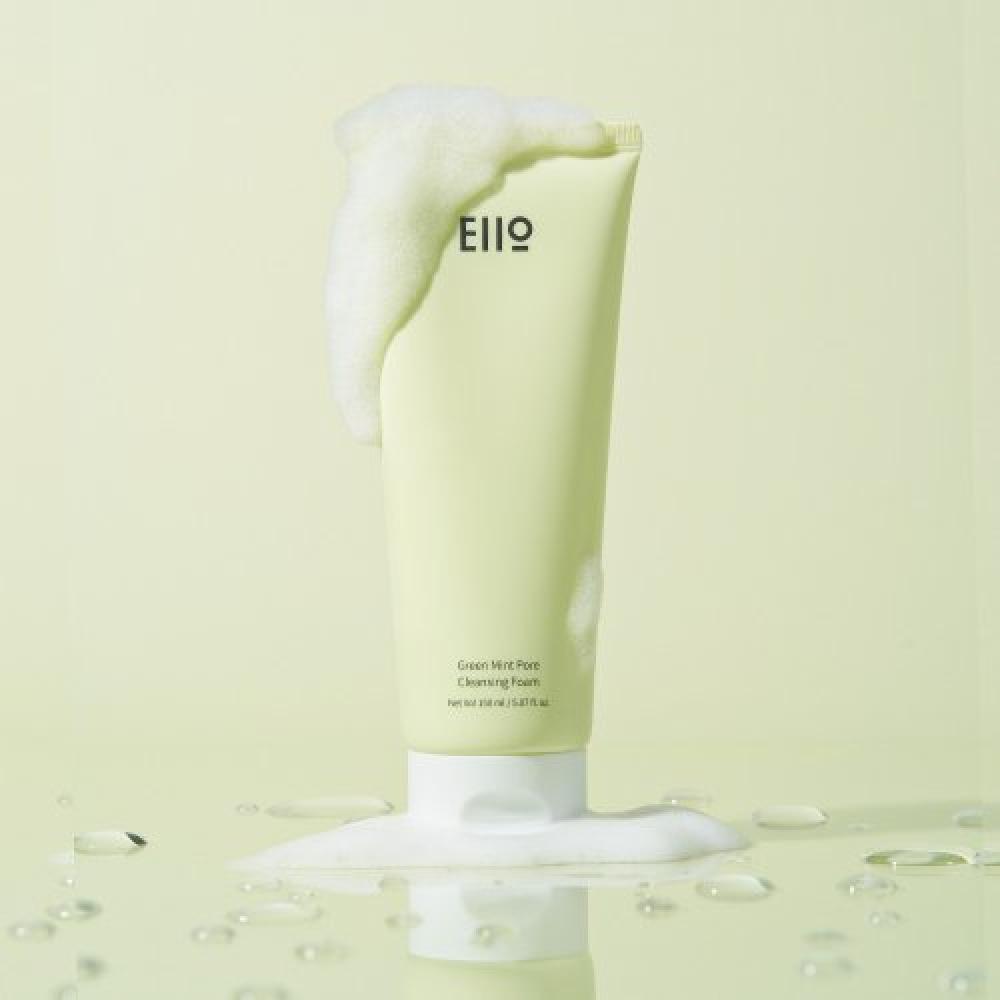 Eiio Green Mint Set Huile Nettoyante pour les Pores Huile Nettoyante 200ml Mousse Nettoyante 150ml