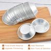 Eiertaartvormpjes, Puto Vormpjes Koekjes Stomer Dessert, Kleine Aluminium Anti-aanbakpannen Taartvormen voor het Bakken van Taarten Cupcakes Mini Taartjes