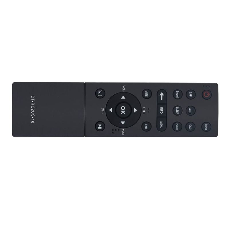 

ABUL-CT-RC2US-18 Remote Control Replaced For Toshiba LED TV 55L421U 43L621U 55L621U 49L621U 65L621U 43L511U18 50L711U18 NONE