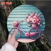 Tin Wall Art Flat Painting for Home Kitchen Bar Decor