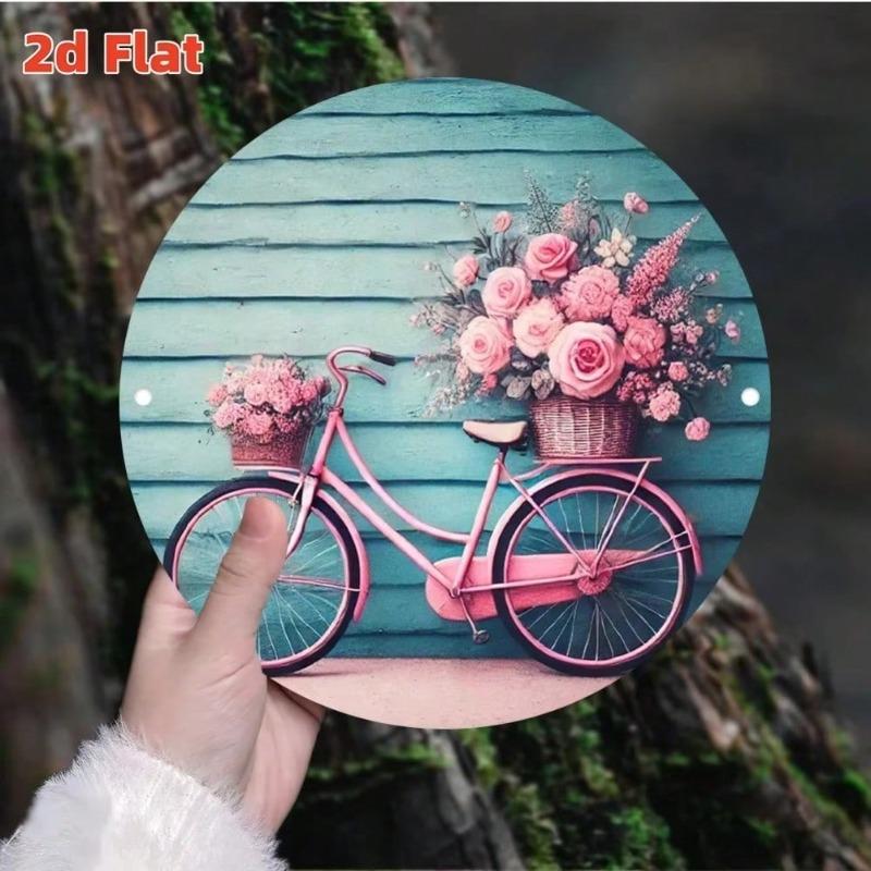 Tin Wall Art Flat Painting for Home Kitchen Bar Decor
