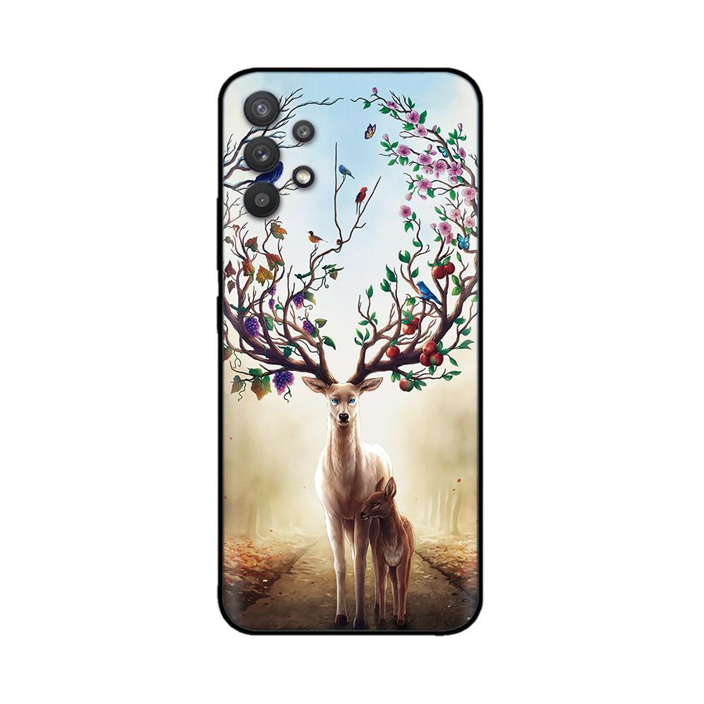 For Samsung A32 Case Soft Black Silicone Phone Back Cover for Samsung Galaxy A32 4G A325 A 32 5G A326 Case Fundas Coque Bumper