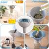 Set of Funnels for Filling Bottles Funnels with Detachable Strainer Filter Oil Funnel Funnel for Liquid Dry Ingredients and Powder