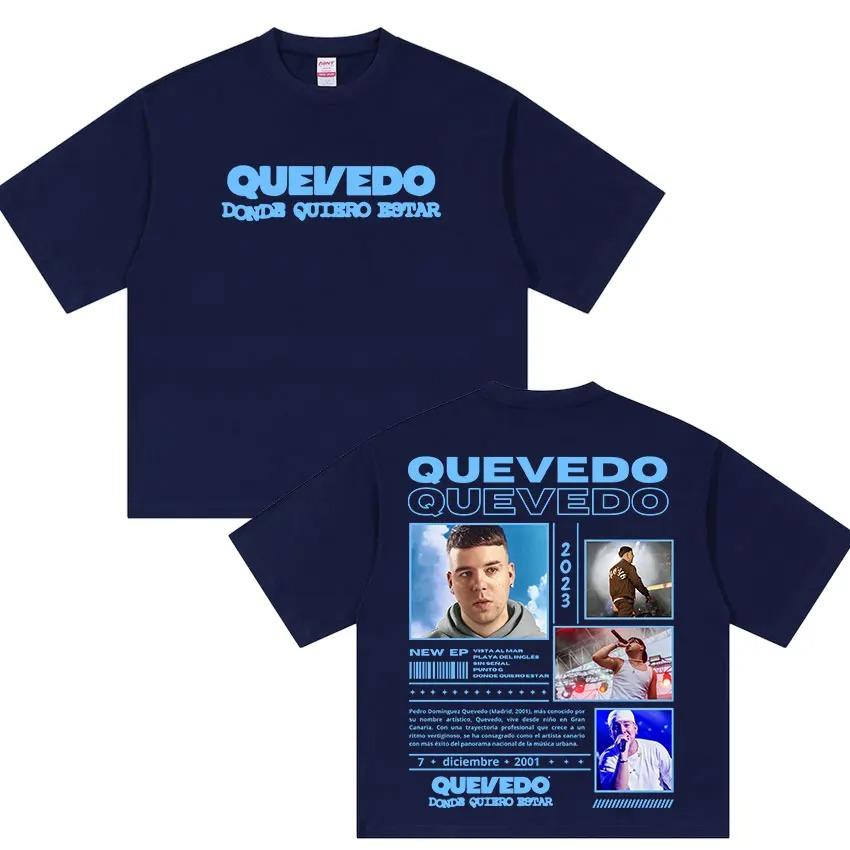 QUEVEDO Geeignet für alle Jahreszeiten Neues Modell Persönlichkeit Kleidung Paare Unisex Oversize T-Shirt hohe Qualität heißes Produkt High-End Luxus