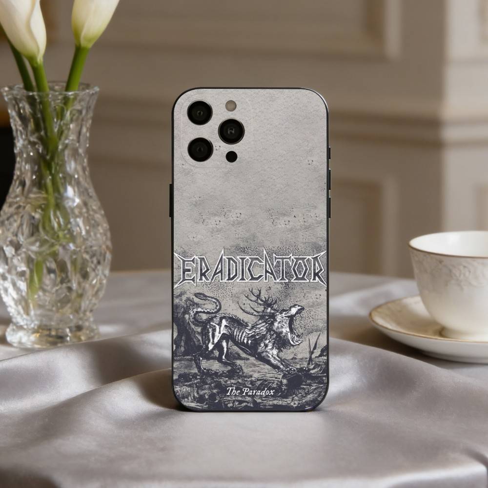 Punk T-The P-Paradox Band Phone Case For iPhone 17pro,16,15,14,13,12,11 Plus,Pro Max,XS,Soft Silicone Black Cover