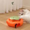 Built-in Feather Smart Interactive Cat Toy Non-slip Smart Pet Turntable Toy  Training Tool