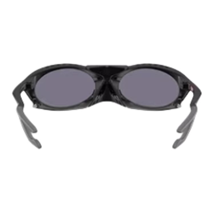 Oakley Muster Design Spritzgegossene Unregelmäßige Form Sonnenbrille Unisex-Sonnenbrille Schwarz 009437-01