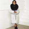 Plush women's imitation fur coat coat long autumn and winter new fur trench coat