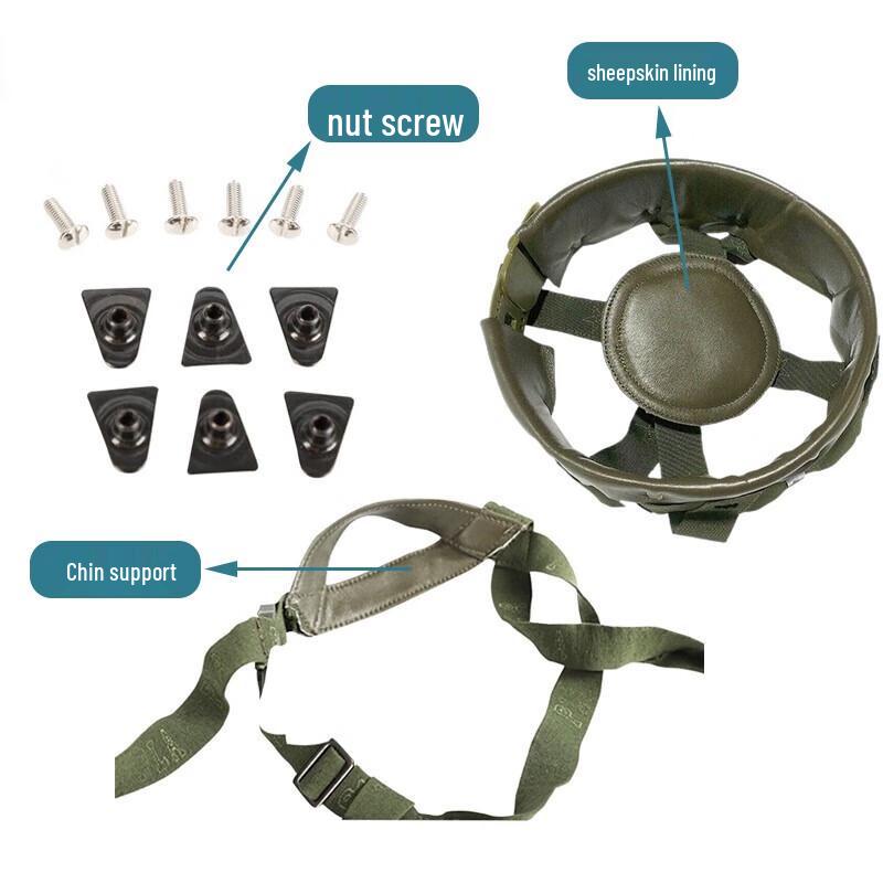 Xinghui Kevlar Helmet Sheepskin Liner  Suspension System Kit