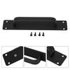 Balcony Glass Sliding Door Handle In Aluminum Alloy With Wooden Style Designed To Prevent Rust And Stability With Screws