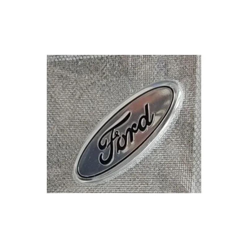 58x22mm Alloy Auto Steering Wheel Emblem Sticker for Ford Fusion Ranger Ecosport Fiesta Kuga Edge Focus Mk4 Mondeo Escape ST GT