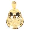 Golden Hand Ring Bell Reljeefne Kuldne Call Bell restoraniteeninduse Käsikell pulmadeks