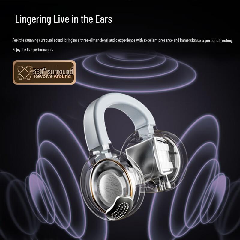 Weakwater Jasmine Open-Ear Bone Conduction Bluetooth Earbuds