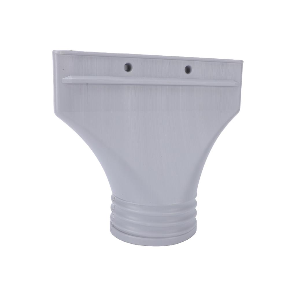 Portable AC Hose Connector Flat Hose Adapter for Air Conditioning Exhaust Ventilation Kit Tool Free Installation Space