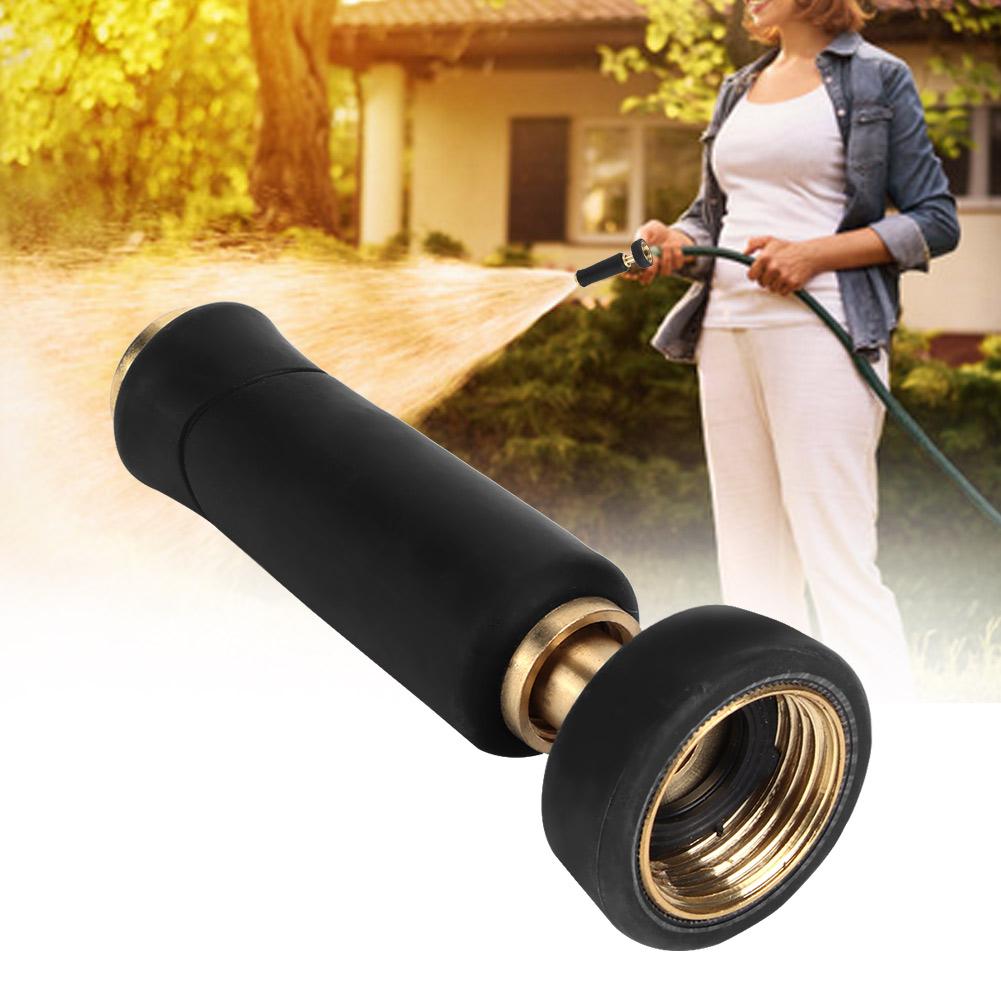 Spray Hose Nozzle Adjustable Brass Head Garden Water Hose Nozzle Sprayers Fittings