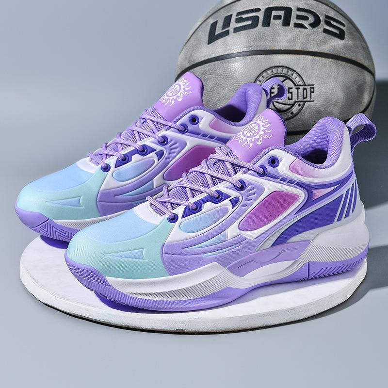 

Children s basketball shoes, boys sports shoes 2025 new actual combat sneakers, middle-aged and older children s youth and students training shoe 36