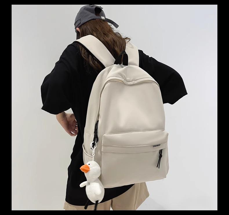 Girls' Fashion College-Style Backpack: Large Capacity, Casual Travel, Junior High School, or Couples