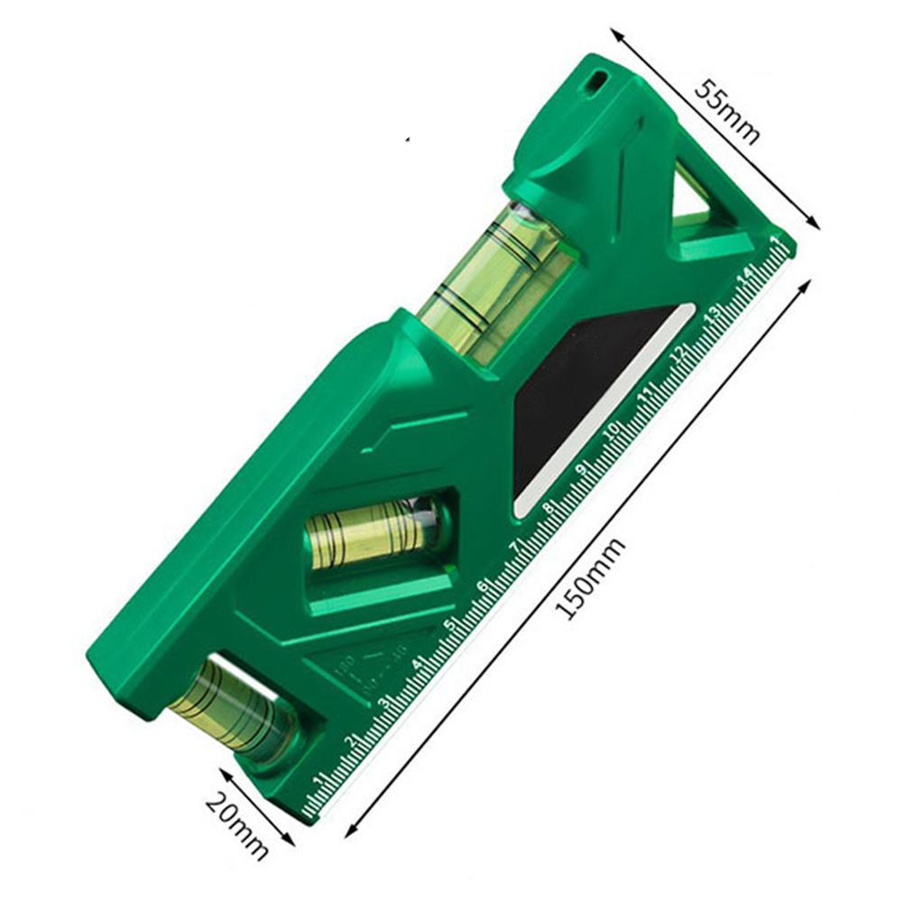 1PC Portable Level Ruler Bubble Level Precision Level Magnetic Lever Angle Gauge Finder Leveling Aligner Woodworking Tool