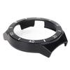 Protective Case for Huawei Watch GT 2E Watch Wristband Screen Protector Shell Bumper Frame(Black White )