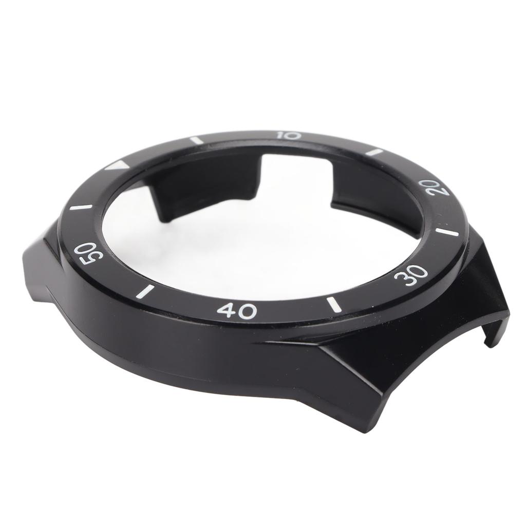 Protective Case for Huawei Watch GT 2E Watch Wristband Screen Protector Shell Bumper Frame(Black White )