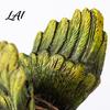 Hand Painted Hanging Bird Figurines 3Pcs Resin Ornament Hand-Painted Figurine with Jute String Balcony Decor Weatherproof Outdoor Tree Patio