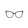 Cat Eye Glasses Retro Women's Sunglasses Extra Large Transparent Lenses Elegant Daily Travel Use